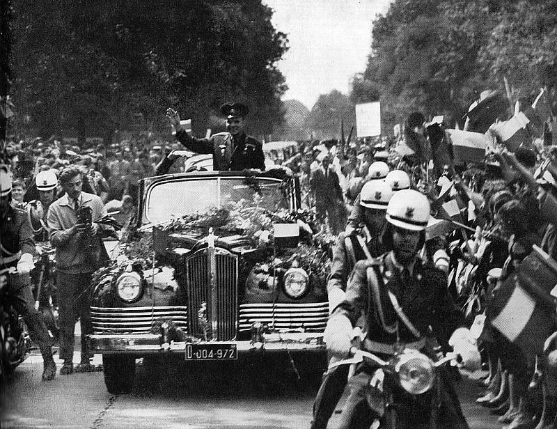 Gagarin ve Varšavě, 1961