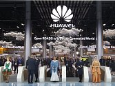 Expozice Huawei na veletrhu MWC 2017