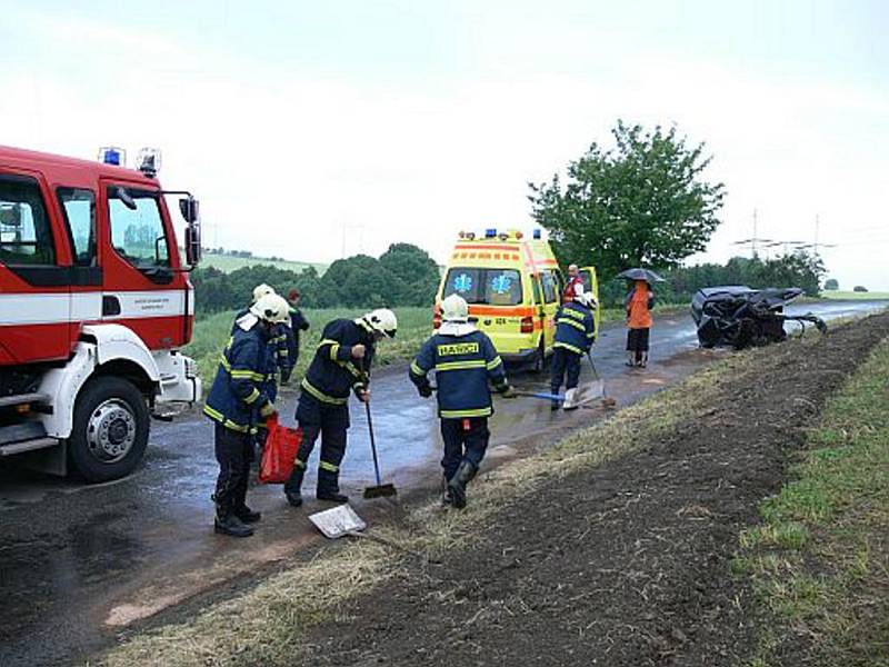 Tragická nehoda u Jasenice