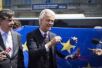 Předseda PVV Geert Wilders.
