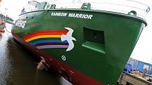 Greenpeace spustilo na vodu novou vlajkovou loď Rainbow Warrior 3