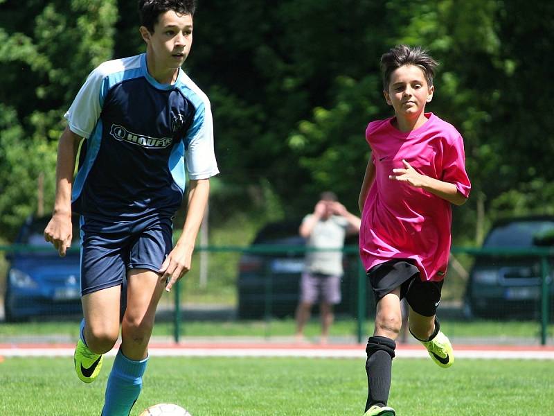 Odveta finále okresního přeboru mladších žáků, neděle 11. června 2017: FK Čáslav E - Sokol Družba Suchdol 5:4.