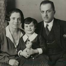 Anna Hydráková s rodiči