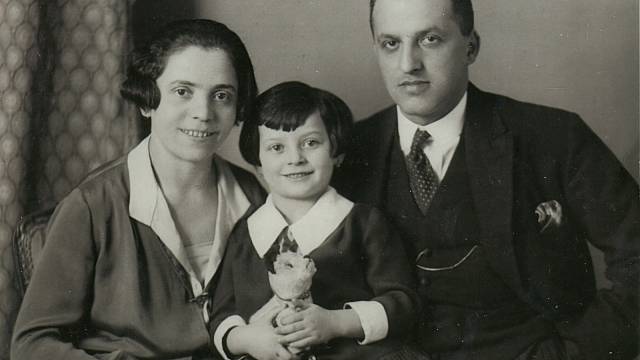 Anna Hydráková s rodiči