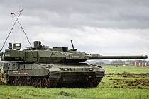 Tank Leopard 2 nejmodernější verze A7, kterou si vybrala norská vláda jako příští hlavní bojový tank norské armády