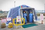 Italská Lombardie během covidové pandemie