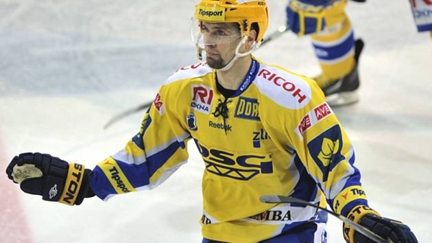 Útočník Zlína Jaroslav Balaštík svými góly zajistil Ševcům postup do finále hokejové extraligy.