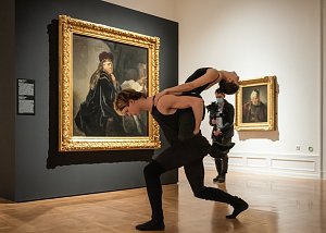 Projekt připravovaný s Baletem Národního divadla - Balet mezi obrazy: Rembrandt a Saskia.
