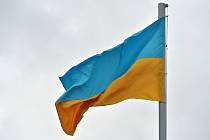 Ukrajinská vlajka - ilustrační foto.