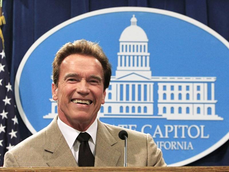 Kalifornský guvernér Arnold Schwarzenegger.