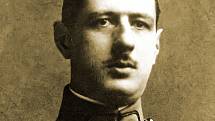 Mladý Charles de Gaulle v době po vypuknutí první světové války