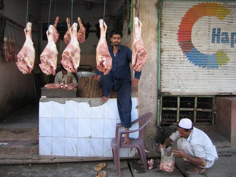 Prodej masa v Péšáwaru