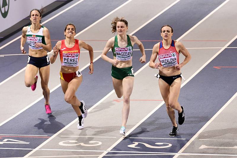 Simona Vrzalová, rozběh na 1 500 m