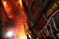 Požár v Bangladéši