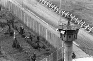 Berlínská zeď. Archivní snímek z roku 1978.