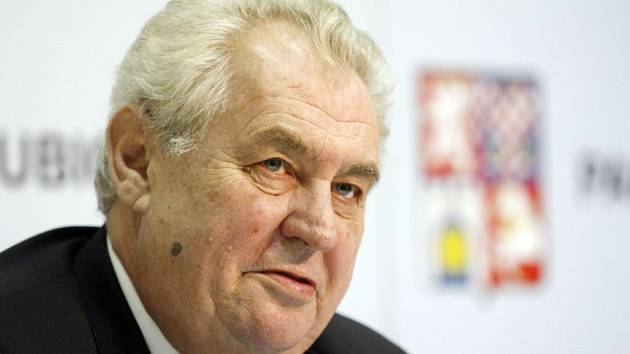 Prezident Miloš Zeman.