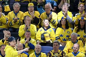 Švédští fanoušci mají z výsledků hokejové reprezentace radost