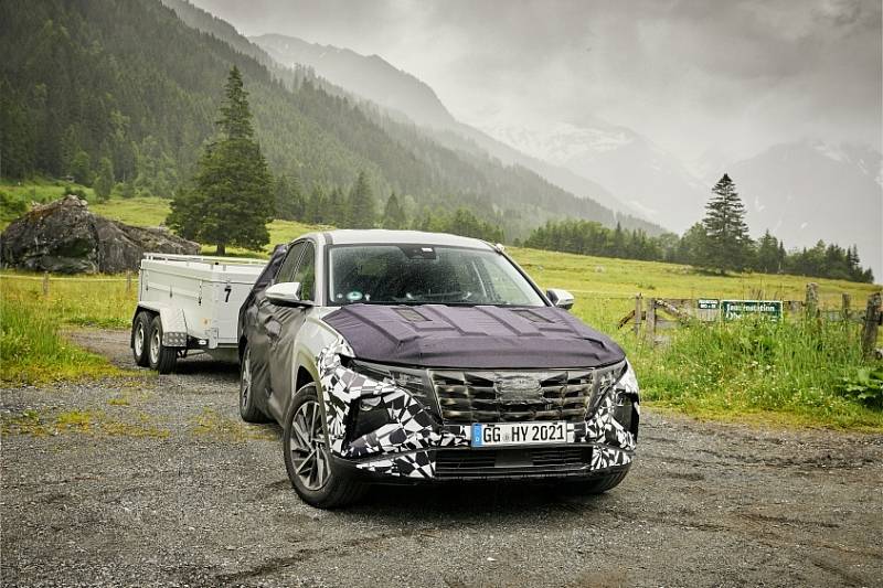 Testování nové generace Hyundai Tucson v Alpách a v Kopřivnici