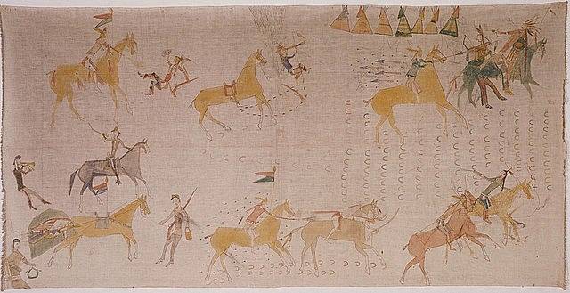 Bitva u Little Bighornu ve ztvárnění Indiánky Bílé labutě