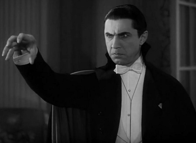 Legendární Drákula 30. let. Béla Lugosi ve snímku z roku 1931