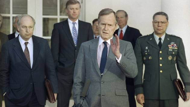 Americký prezident George Bush starší na snímku z roku 1991.