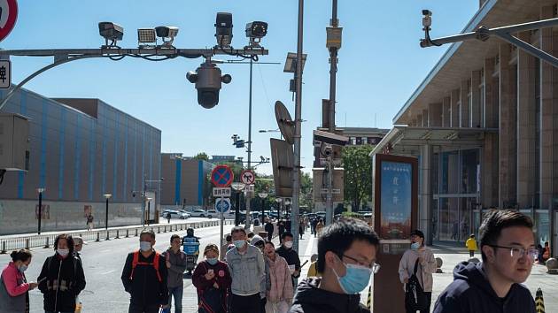 Kamerový systém v čínském Pekingu