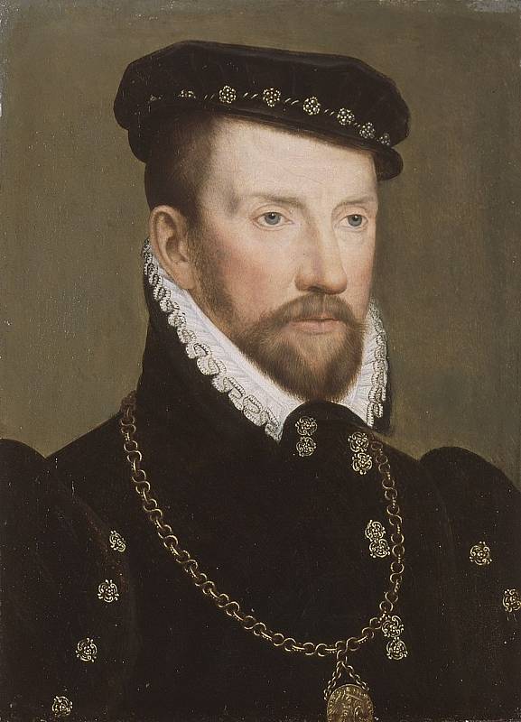 Admirál Kašpar (Gaspard) de Coligny, vůdce hugenotů
