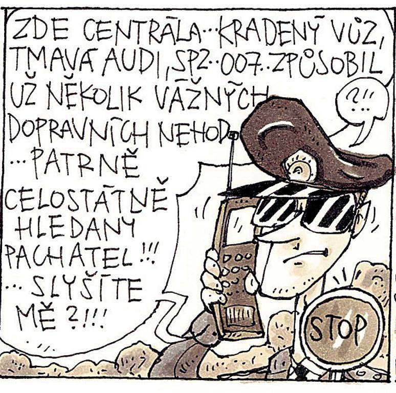 Komiks Deníku: Práce policie - 2. část