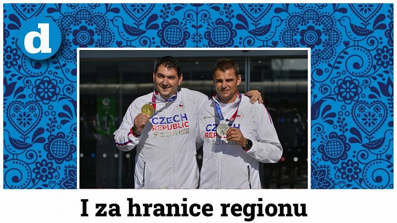 Přílet medailových střelců Jiřího Liptáka a Davida Kosteleckého z olympiády v Tokiu.