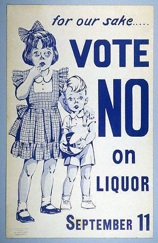 Anglická dobová kampaň proti pití alkoholu