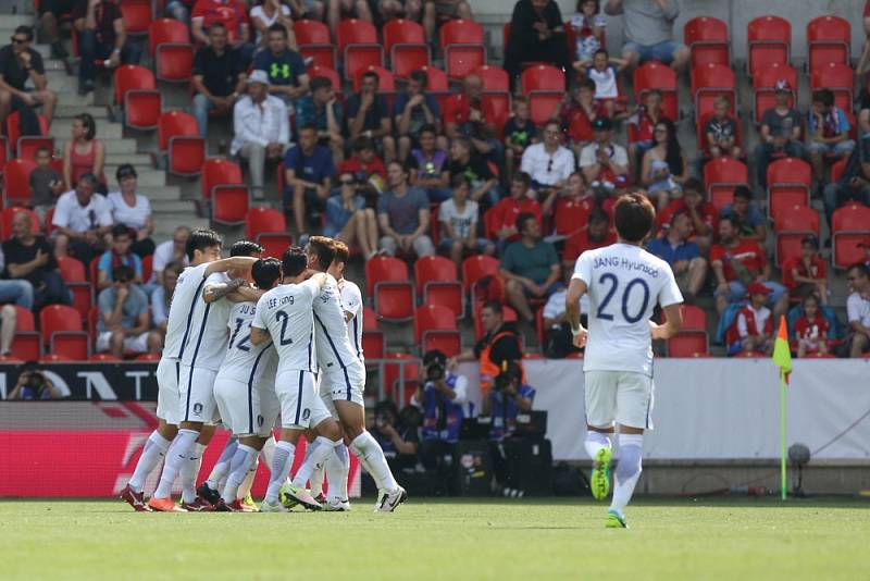 Přípravné utkání Česká republika vs Jižní Korea, 5. června v Praze.