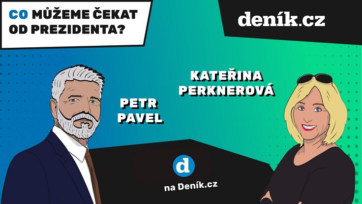 Debata Deníku: Prezident Petr Pavel hostem Kateřiny Perknerové.