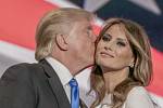 Donald Trump se svou ženou Melanií