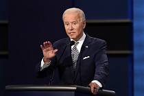 Demokratický prezidentský kandidát Joe Biden během předvolební debaty v Clevelandu 29. září 2020