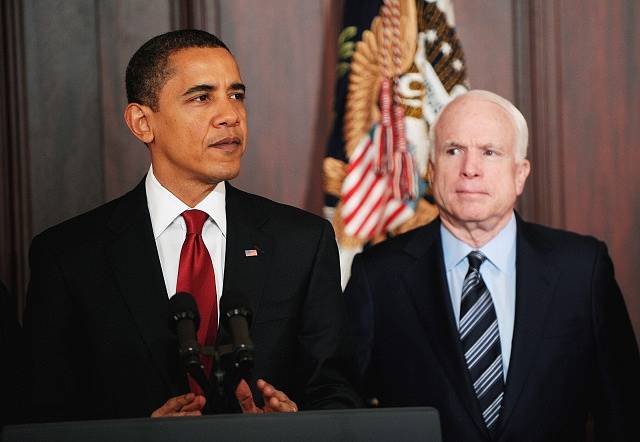 Barack Obama a John McCain