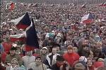 Demonstrace na Letné 26. listopadu 1989