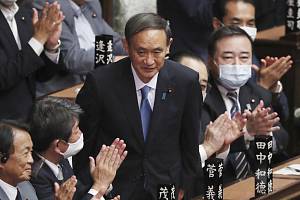 Nový japonský premiér Jošihide Suga