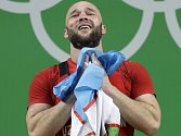 Olympijský závod vzpěračů do 105 kg vyhrál jednoznačně Uzbek Ruslan Nurudinov. 