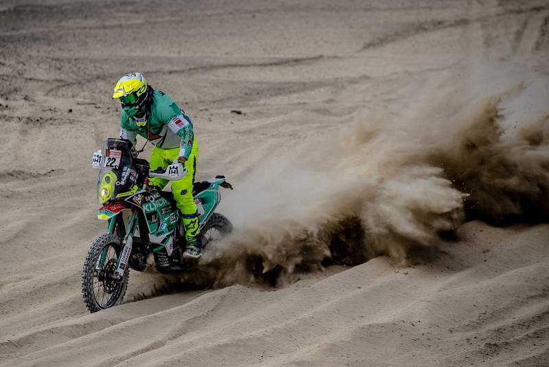 Ondřej Klymčiw na rallye Dakar