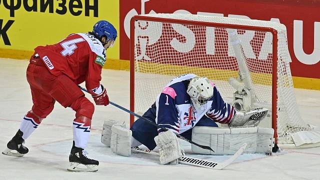 Čeští hokejisté porazili na mistrovství světa Velkou Británii.