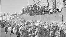 Britští vojáci na ostrově Malta během druhé světové války