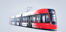 Vizualizace nové tramvaje ForCity Smart pro Bonn.
