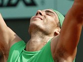 Španěl Rafael Nadal se raduje z vítězství.