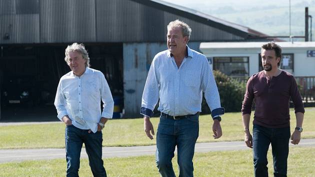 James May, Jeremy Clarkson a Richard Hammond.