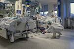 Nemocnice v době, kdy pandemie covidu v Česku řádila nejvíce