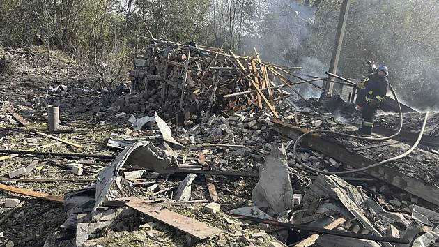 Ruský útok na ukrajinskou vesnici Hroza, 5. října 2023