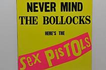 Obal LP "Never mind the bollocks" skupiny Sex Pistols.