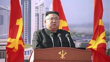 Severokorejský vůdce Kim Čong-un na snímku z 23. března 2021