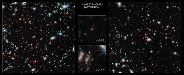 Webbův teleskop objevil dvě nejstarší a nejvzdálenější galaxie v historii pozorování