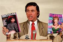 Zakladatel časopisu Penthouse Bob Guccione na snímku z roku 1986.
